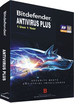 Bitdefender Antivirus Plus 2017 5 PC 1 Year Antivirus