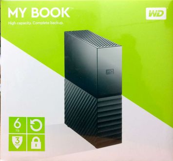 WD My Book (WDBBGB0060HBK) 6TB External Hard Drive Price in India