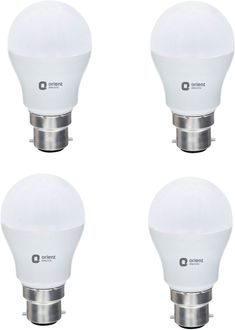 Orient Electric 7W B22 LED Bulb (Pack of 4, White)