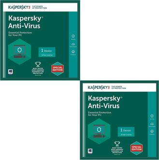 Kaspersky Antivirus 2017 2PC 1 Year Antivirus