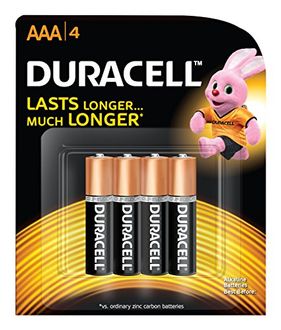 Duracell AAA Alkaline Battery (4 Pcs)