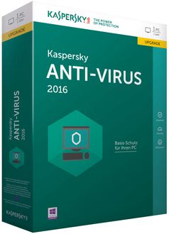 Kaspersky Antivirus 2016 10 PC 1 Year Antivirus