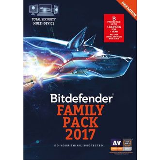 Bitdefender Total Security 2017 5 PC 1 Year Antivirus (Activation Key)