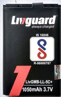 Livguard 1050mAh Mobile Battery (For Nokia BL-5C) Price in India