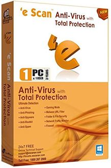eScan Total Protection 1PC 3 Year Anti Virus