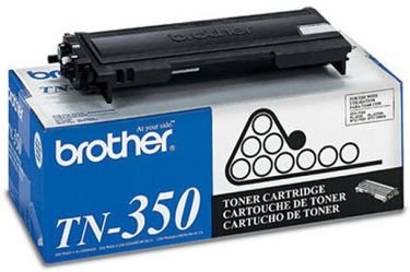 Brother TN 350 Black Toner Cartridge