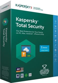 Kaspersky Total Security 2017 1PC 3 Year Antivirus