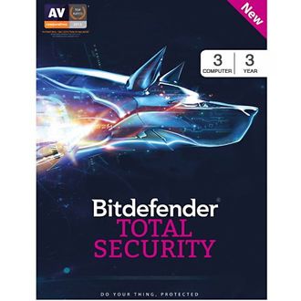 Bitdefender Total Security 2017 3 PC 3 Year Antivirus (Activation Key)