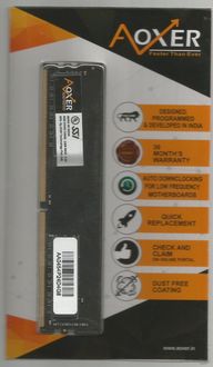 AOXER (AAP24D4G8) 8GB DDR4 Desktop Ram
