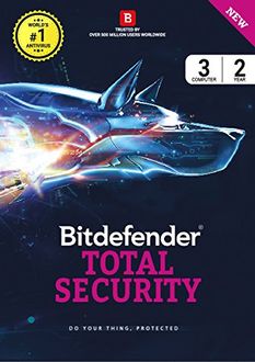 Bitdefender Total Security 2017 3 PC 2 year Antivirus (Activation Key)