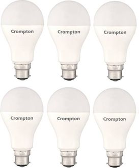 Crompton 18W Standard B22 1800L LED Bulb (White,Pack of 6)