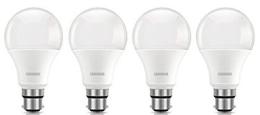 Luminous Shine Eco 9W B22 900L LED Bulb (White,Pack of 4)