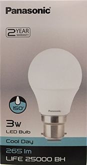 Panasonic 3W B22 265L 6500K LED Bulb (White)