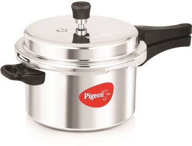 Pigeon Special 12653 Aluminium 5 L Pressure Cooker (Induction Bottom,Outer Lid)