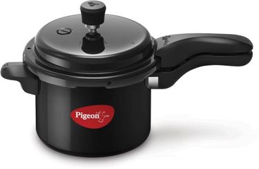 Pigeon Titanium 12293 Hard Anodized 3 L Pressure Cooker (Induction Bottom,Outer Lid)