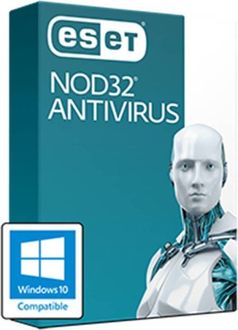 Eset NOD32 Antivirus 2017 10 PC 1 Year Antivirus