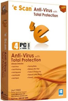 eScan Antivirus 4 PC 3 Year Antivirus