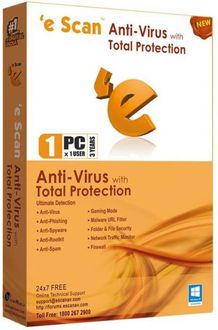 eScan Antivirus 1 PC 3 Year Antivirus