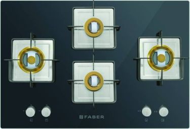 Faber HTG 754 CRS BR CI Stainless Steel Automatic Gas Cooktop (4 Burners) Price in India