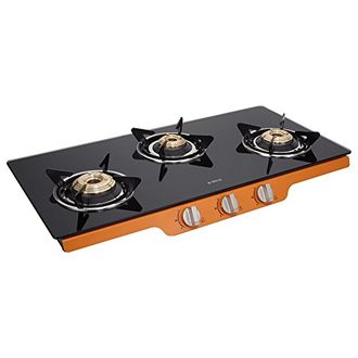 Elica Patio ICT 773 Glass Auto Ignition Gas Cooktop (3 Burners) Price in India