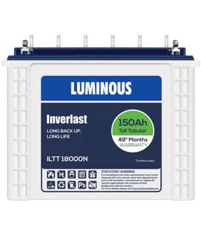 Luminous Inverlast ILTT-18000N 150Ah Battery Price in India