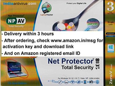 NPAV Net Protector Total Security 2018 1 PC 3 Years Antivirus