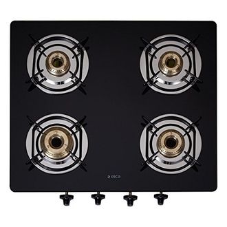 Elica 594 CT DT Vetro 1J Manual Gas Cooktop (4 Burners) Price in India