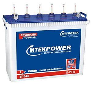 Microtek Mtek Power ET-648 Tall 150Ah Tubular Battery Price in India