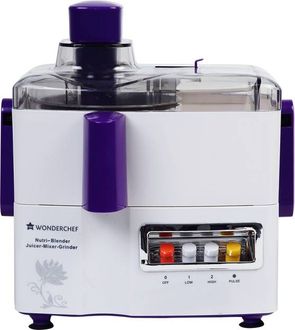 Wonderchef Nutri Blender 750W Juicer Mixer Grinder (3 Jars)