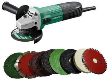 Hitachi G10SS2 Angle Grinder(with 8 100mm Wheels) Price in India