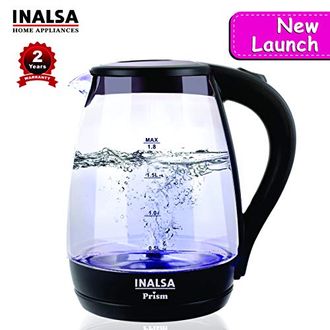 Inalsa PRISM 1.8L Glass Electric Kettle