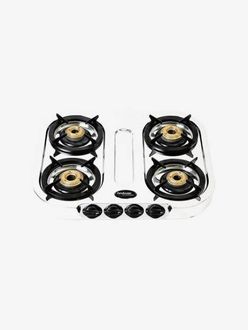 Hindware Vito SS Dlx 4B Stainless Steel Gas Stove (4 Burners)