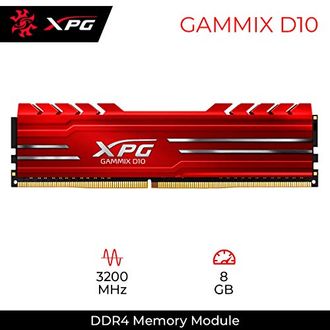 A-DATA AX4U320038G16-SR10	XPG Gammix D10 8GB DDR4 Gaming RAM