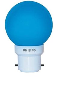 Philips Joy Vision Deco Mini 0.5W B22 LED Bulb (Blue, Pack of 6)
