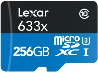 Lexar LSDMI256BBNL633A 256GB Class 10 MicroSDXC Memory Card Price in India