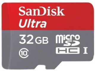 SanDisk SDSQUNC-032G-AN6MA 32GB Class 10 MicroSDHC Memory Card Price in India