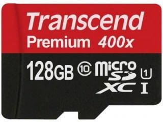 Transcend TS128GUSDU1 128GB Class 10 MicroSDXC Memory Card Price in India