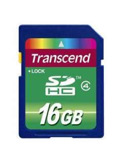 Transcend TS16GSDHC4 16GB Class 4 MicroSDHC Memory Card Price in India