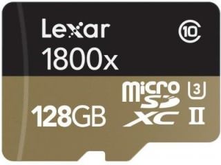 Lexar LSDMI128CRBNA1800R 128GB Class 10 MicroSDXC Memory Card