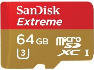 SanDisk SDSQXNE-064G 64GB Class 10 MicroSDXC Memory Card Price in India