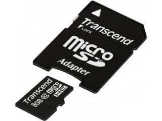 Transcend TS8GUSDHC10 8GB Class 10 MicroSDHC Memory Card Price in India