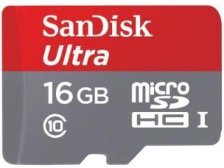 SanDisk SDSQUNC-016G 16GB Class 10 MicroSDHC Memory Card Price in India