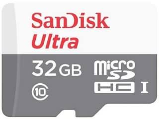 SanDisk SDSQUNB-032G-GN3MN 32GB Class 10 MicroSDHC Memory Card Price in India