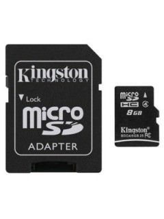 Kingston SDC4/8GB 8GB Class 4 MicroSDHC Memory Card Price in India