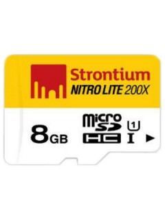 Strontium SRL8GTFU1 8GB Class 10 MicroSDHC Memory Card Price in India