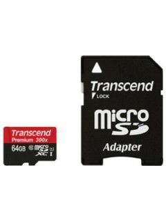 Transcend TS64GUSDU1 64GB Class 10 MicroSDXC Memory Card