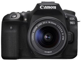 Canon EOS 90D DSLR Camera (EF-S 18-55mm f/3.5-f/5.6 IS STM Kit Lens) Price in India