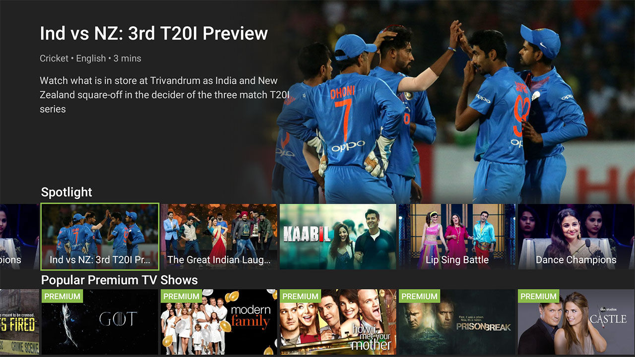 Hotstar Android TV App