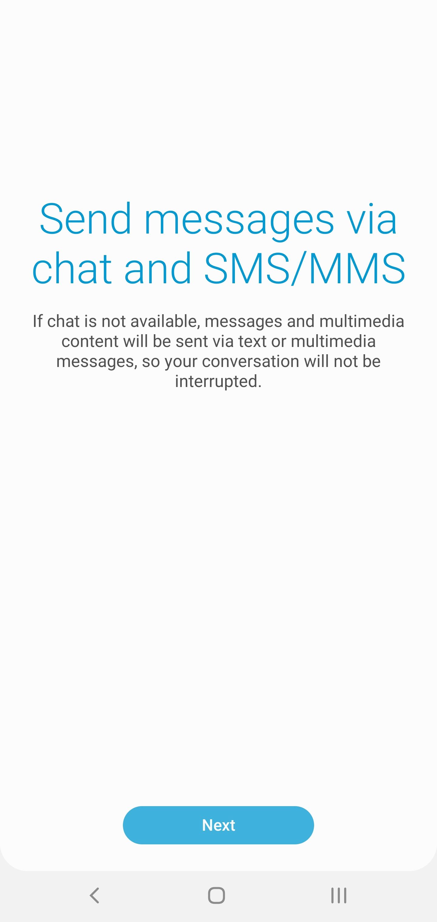 Samsung Galaxy S10+ RCS Messaging Reliance Jio India