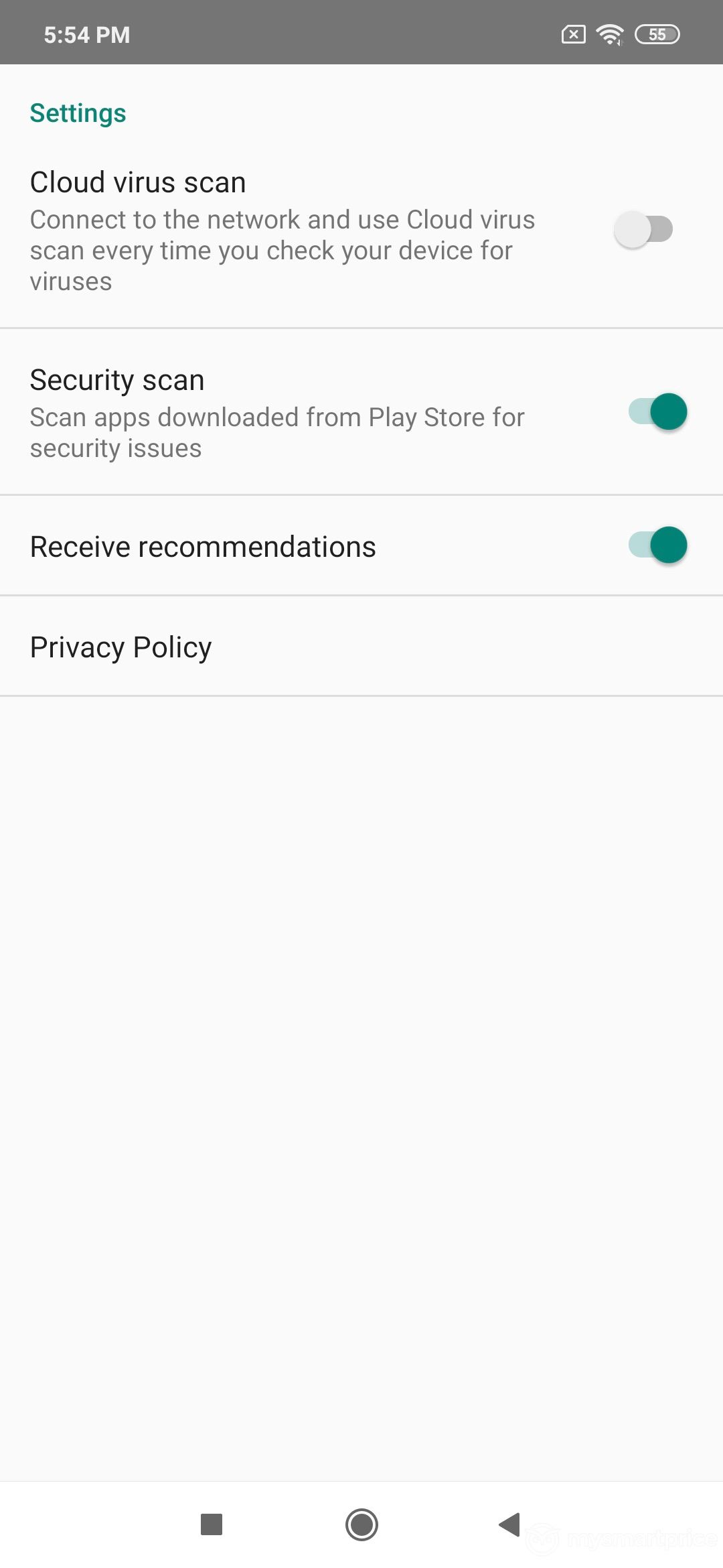 Option To Turn Off Recommendations in Xiaomi Redmi Note 7 Pro